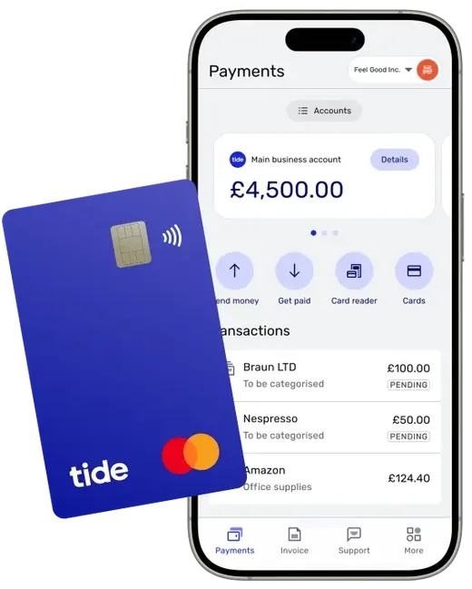 Tide promo code STARTUP200 for up to £200 cashback